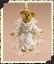 Angel Sitting on Snowflake Ornament - Boyd
