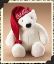 Coca-Cola� Polar Bear with Santa Hat - Coke� Plush