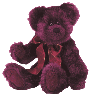 beargundy beanie baby