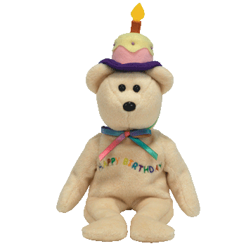 happy birthday beanie baby