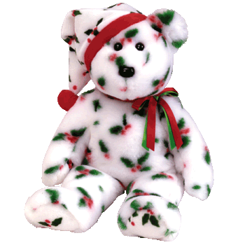 Holiday Teddy 1998 - Ty Beanie Buddies