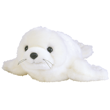 white seal beanie baby