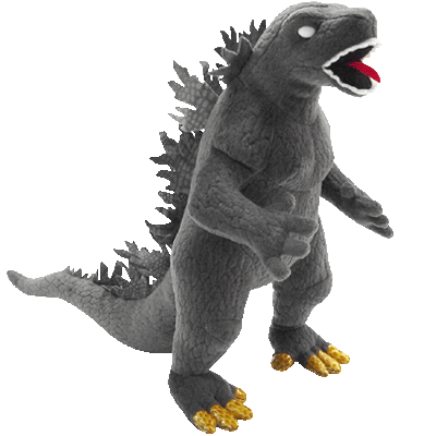 godzilla beanie babies