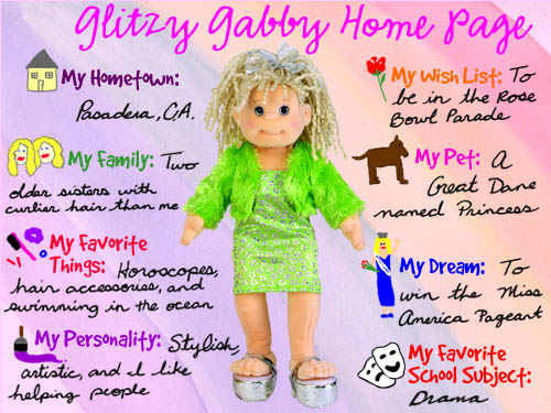 Glitzy Gabby - Ty Beanie Boppers