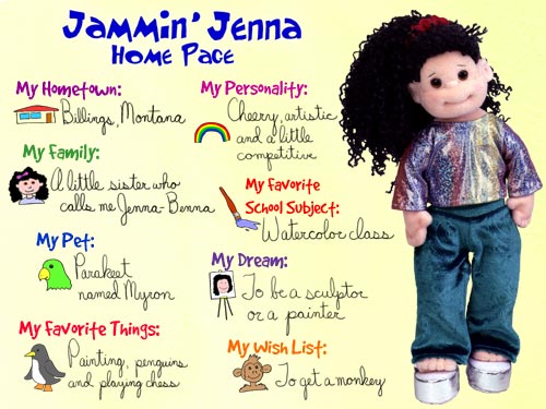 Jammin' Jenna - Ty Beanie Boppers