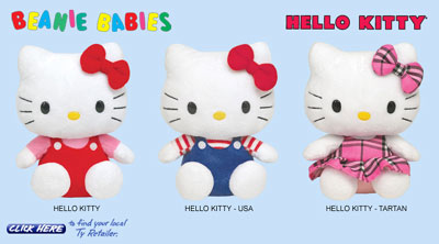 New December 2009 Hello Kitty Beanie Babies!
