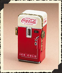 Coke® Machine Treasure Box with Fizz McNibble - Coke® Resin