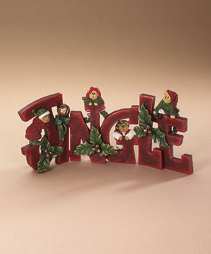 Elbert, Delbert, Ernie & Moe... Jingle Hinged Sign - Boyd's Plush