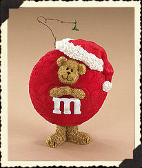 M&M's® Mistletoe Peeker Figurine - Boyd's Resin