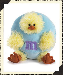 M&M'S Pastel Blue Quackles Plush Peeker - Boyd's Plush