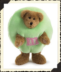 M&M'S Pastel Green Plush Peeker - Boyd's Plush