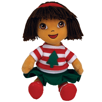 Holiday Dora - Ty Beanie Babies