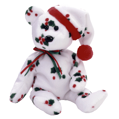 beanie babies christmas bear