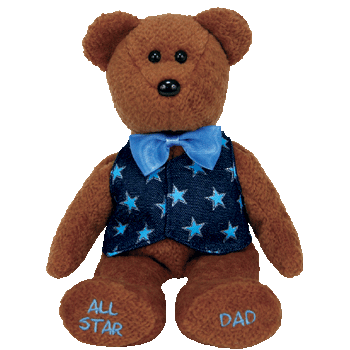 All-Star Dad - Ty Beanie Babies
