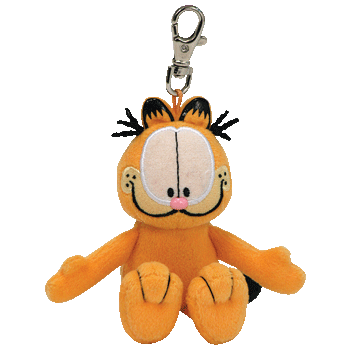 Garfield Key Clip - Ty Beanie Babies
