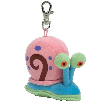 Gary the Snail Key Clip - Ty Beanie Babies