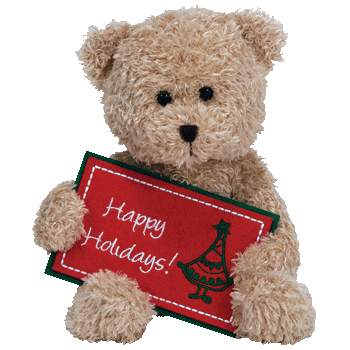 Happy Holidays - Ty Beanie Babies