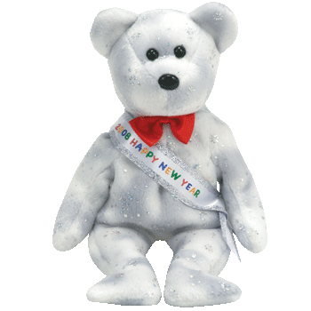 Happy New Year 2008 - Ty Beanie Babies