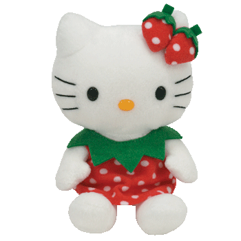 Hello Kitty Strawberry - Ty Beanie Babies