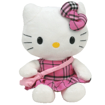 Hello Kitty Tartan Plaid - Ty Beanie Babies