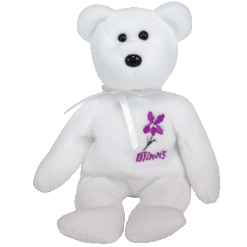 Illinois Violet - Ty Beanie Babies