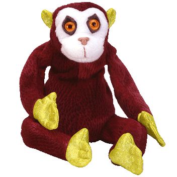 red monkey beanie baby