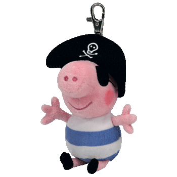 Pirate George Key Clip - Ty Beanie Babies