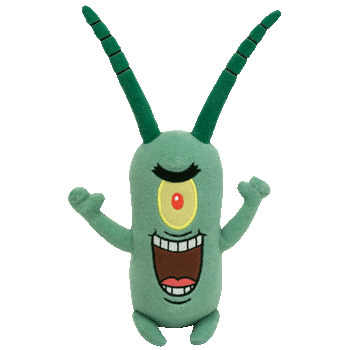 Sheldon J. Plankton - Ty Beanie Babies