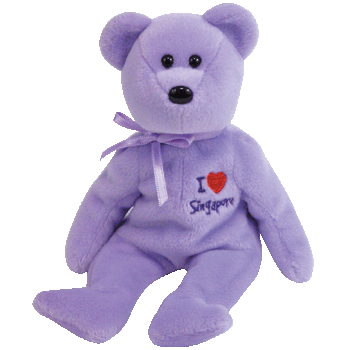 I Love Singapore - Ty Beanie Babies