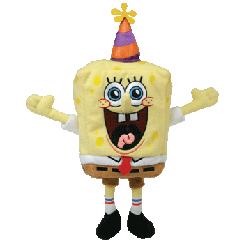 SpongeBob Birthday - Ty Beanie Babies