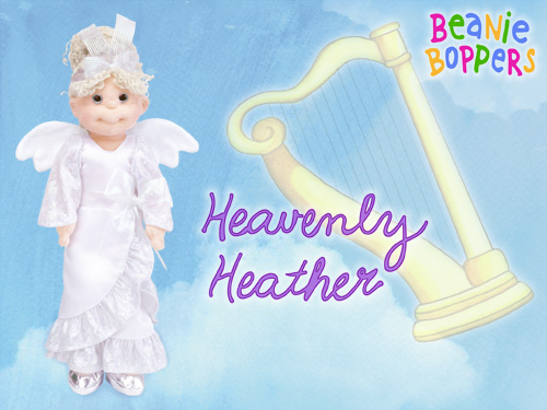 Heavenly Heather - Ty Beanie Boppers