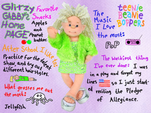 Glitzy Gabby - Ty Teenie Boppers