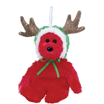 2002 Holiday Teddy (Red) - Jingle Beanies