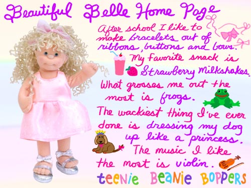 Beautiful Belle - Ty Teenie Boppers