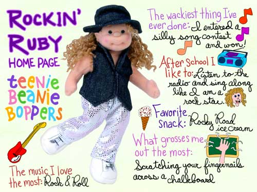 Rockin' Ruby - Ty Teenie Boppers