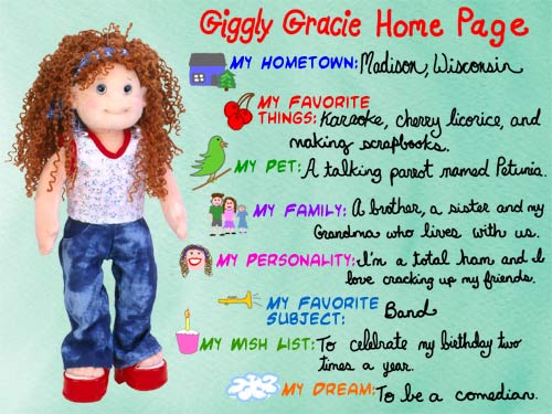 Giggly Gracie - Ty Beanie Boppers