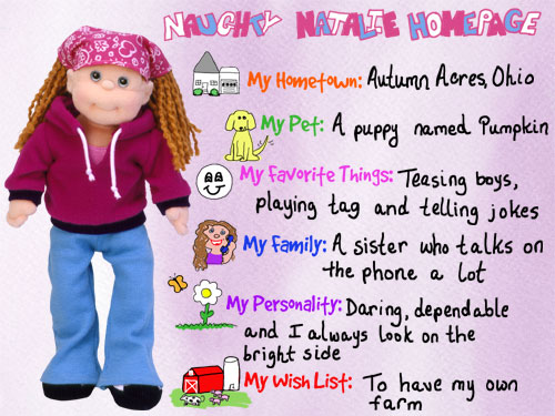 Naughty Natalie - Ty Beanie Boppers