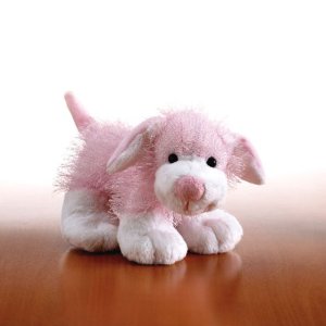 Pink and White Dog - Webkinz